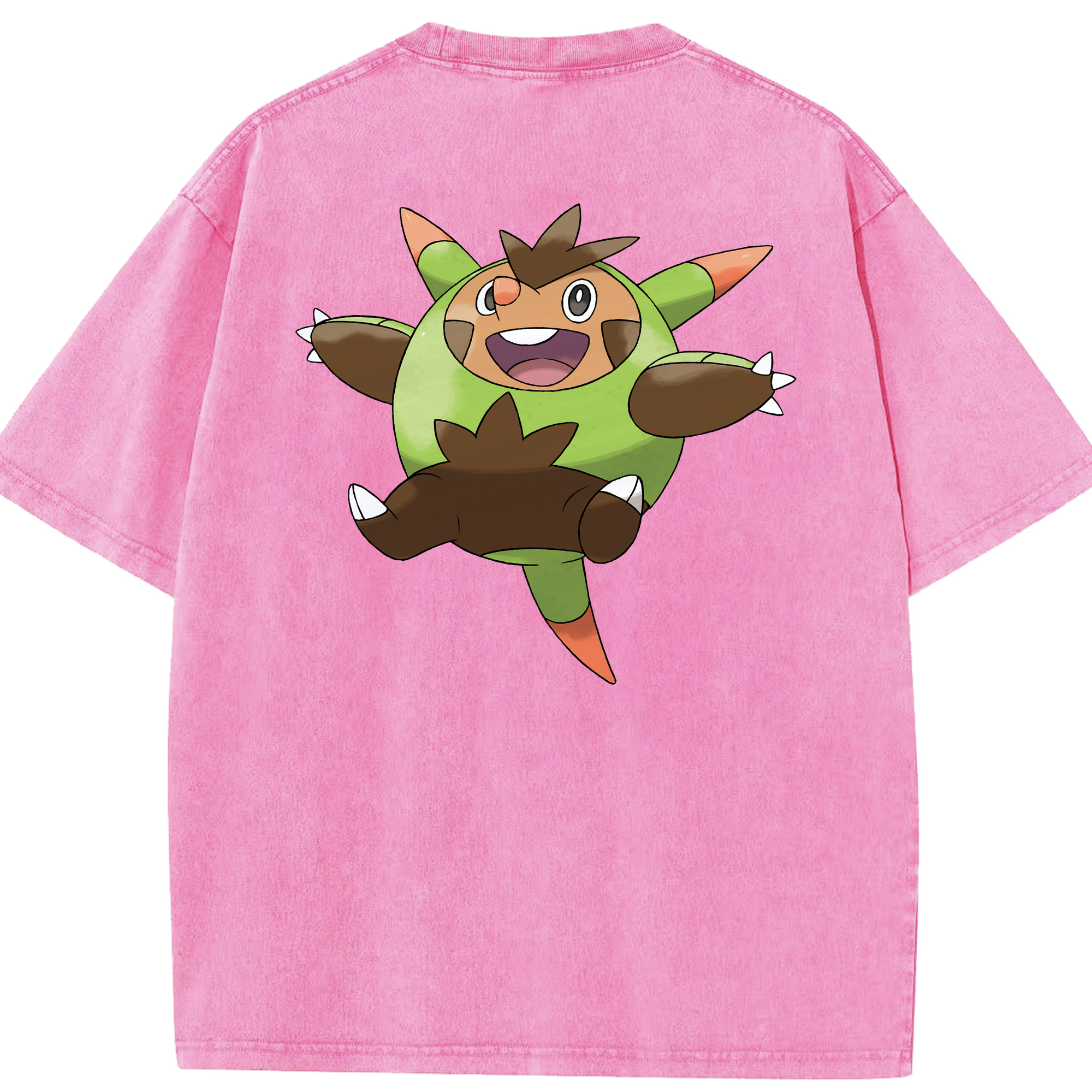 （画像用） ポケットモンスター Pokémon 綿100% ヴィンテージ風 半袖Tシャツ（背面プリント）